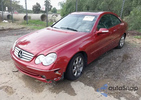 2004 Mercedes-Benz Clk 320 из США, поврежденный, VIN WDBTJ65J64F109093